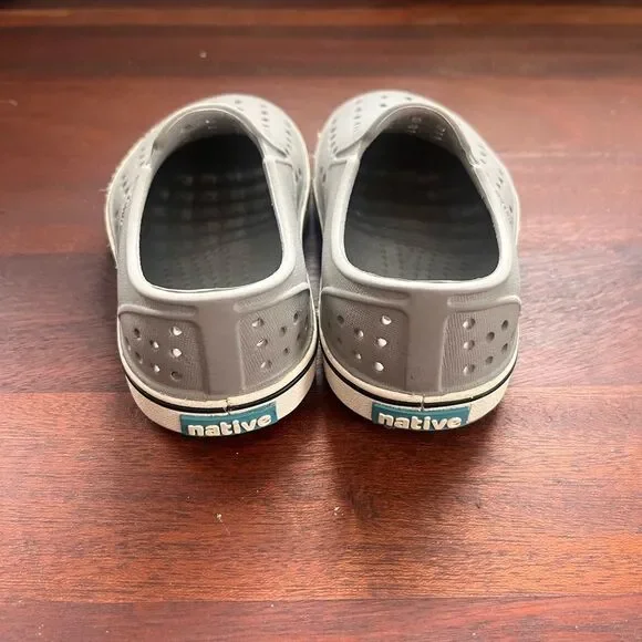 Native Kids Gray Slip-On Shoes - Picture 2 of 4